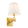 Иконка Eichholtz 107220 Wall Lamp Wentworth Single gold finish incl white