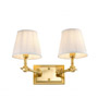 Иконка Eichholtz 107222 Wall Lamp Wentworth Double gold finish incl white