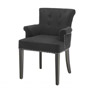 Иконка Eichholtz 107635 Dining Chair Key Largo with arm black cashmere