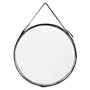 Иконка Eichholtz 108286 Mirror Puck black leather ø 66 cm