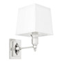 Иконка Eichholtz 108634 Wall Lamp Lexington Single nickel incl white shade