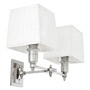 Иконка Eichholtz 108636 Wall Lamp Lexington Double nickel incl white shade