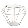 Иконка Eichholtz 108945 Side Table Asscher nickel finish