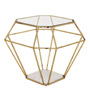Иконка Eichholtz 109112 Side Table Asscher gold finish