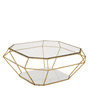 Иконка Eichholtz 109113 Coffee Table Asscher gold finish