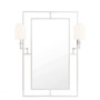 Иконка Eichholtz 109312 Mirror Astaire with Lamps nickel finish