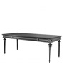 Иконка Eichholtz 109408 Dining Table Wallace waxed black finish