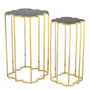 Иконка Eichholtz 109796 Side Table Concentric gold finish set of 2