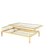 Иконка Eichholtz 109869 Coffee Table Harvey rectangular gold finish