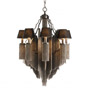 Иконка Eichholtz 109997 Chandelier Fringe L gunmetal finish