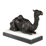 Иконка Eichholtz 110085 Camel on marble base bronze highlight finish