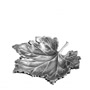 Иконка Eichholtz 110229 Tray Maple Leaf antique silver finish