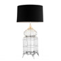 Иконка Eichholtz 110250 Table Lamp La Cage nickel finish incl shade