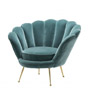 Иконка Eichholtz 110293 Chair Trapezium cameron deep turquoise