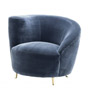 Иконка Eichholtz 110295 Chair Khan cameron faded blue 