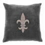 Иконка Eichholtz 110350 Pillow Theroux grey velvet 60 x 60 cm