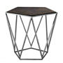 Иконка Eichholtz 110615 Side Table Pentagon charcoal oak veneer