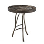 Иконка Eichholtz 110618 Side Table Veritas bronze finish brown marble