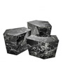 Иконка Eichholtz 110658 Coffee Table Prudential set of 3 black faux marble