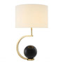Иконка Eichholtz 111037UL Table Lamp Luigi gold finish incl white shade UL