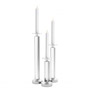 Иконка Eichholtz 111131 Candle Holder Chapman nickel finish clear set of 3