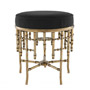 Иконка Eichholtz 111252 Stool Alessia S vintage brass finish albin black