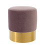 Иконка Eichholtz 111400 Stool Pall Mall Round lilac velvet
