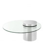 Иконка Eichholtz 111432 Coffee Table Equilibre polished stainless steel