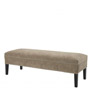 Иконка Eichholtz 111478 Bench Nicolette greige velvet