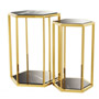 Иконка Eichholtz 111500 Side Table Taro gold finish set of 2