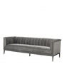 Иконка Eichholtz 111505 Sofa Raffles roche porpoise grey velvet