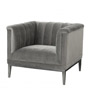 Иконка Eichholtz 111506 Chair Raffles roche porpoise grey velvet 