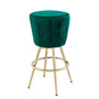 Иконка Eichholtz 111536 Bar Stool Bolton green velvet