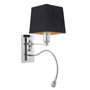 Иконка Eichholtz 111621 Wall Lamp Ellington nickel finish incl black shade