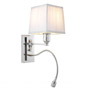 Иконка Eichholtz 111622 Wall Lamp Ellington nickel finish incl white shade