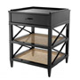 Иконка Eichholtz 111692 Side Table Bahamas black finish natural cane