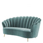Иконка Eichholtz 111796 Sofa Messina cameron deep turquoise