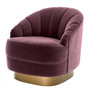 Иконка Eichholtz 111862 Chair Hadley cameron purple