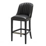 Иконка Eichholtz 112043 Bar Stool Balmore black velvet black PU