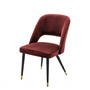 Иконка Eichholtz 112064 Dining Chair Cipria roche bordeaux red velvet
