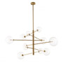 Иконка Eichholtz 112076 Chandelier Argento L antique brass finish