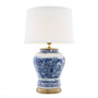 Иконка Eichholtz 112085 Table Lamp Chinese Blue ceramic incl shade 