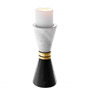 Иконка Eichholtz 112092 Candle Holder Diabolo black/white marble