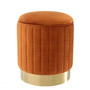 Иконка Eichholtz 112173 Stool Allegra roche orange velvet