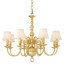 Иконка Eichholtz 112231 Chandelier Bourbon polished brass incl shades