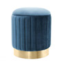 Иконка Eichholtz 112325 Stool Allegra roche teal blue velvet