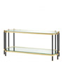 Иконка Eichholtz 112336 Console Table Florence gold & black finish
