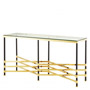 Иконка Eichholtz 112373 Console Table Strato gold & black finish
