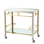 Иконка Eichholtz 112404 Trolley Lindon pol ss gold finish set